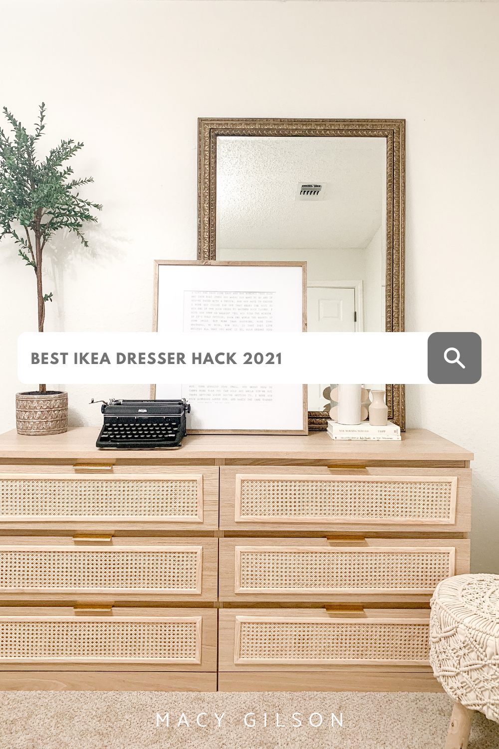Caned dresser online